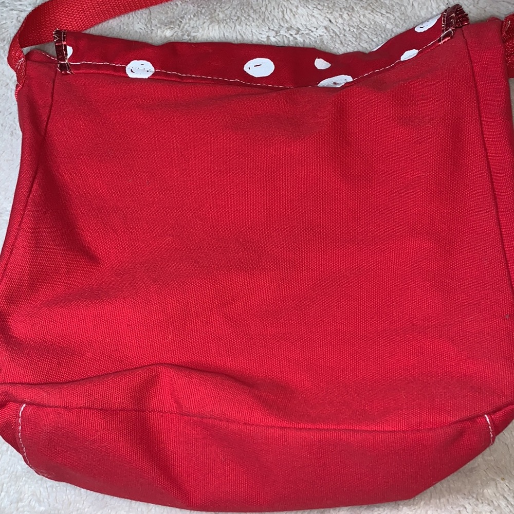 Disney Minnie Mouse Red Messenger Bag w/ Adjustable Strap - Picture 12 of 15